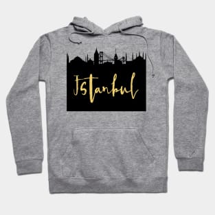 ISTANBUL TURKEY DESIGNER SILHOUETTE SKYLINE ART Hoodie